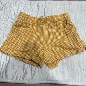 10 for $10 Old Navy Yellow Gingham Kids Shorts